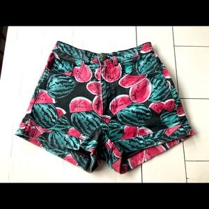 American Apparel Watermelon Shorts